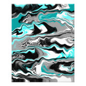 シャークフィン抽象芸術アート フォトプリント            (正面)