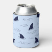 シャークフィン海パターン 缶クーラー (缶正面)