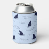 シャークフィン海パターン 缶クーラー (缶裏面)