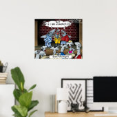 シャークフォークシンガーズおもしろいポスター ポスター (ホームオフィス)