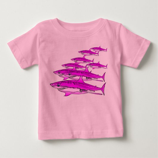 シャークブリジンベビー ベビーTシャツ (正面)