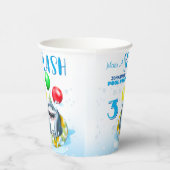 シャークプールパーティー子供の誕生日 紙コップ (右)