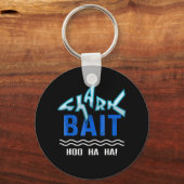 シャークベイトホハハシャークおもしろい恋人ギフト キーホルダー (正面)