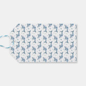 シャークベビーシャワーメッセージカード ギフトタグ (裏面横)