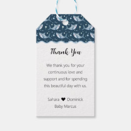 シャークベビーシャワーメッセージカード ギフトタグ