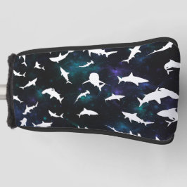 シャークホワイトシャドウオンダーク銀河系宇宙 ゴルフヘッドカバー