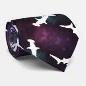 シャークホワイトシャドウオンダーク銀河系宇宙 ネクタイ (ロール)