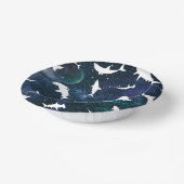 シャークホワイトシャドウオンダーク銀河系宇宙 ペーパーボウル (傾斜あり)