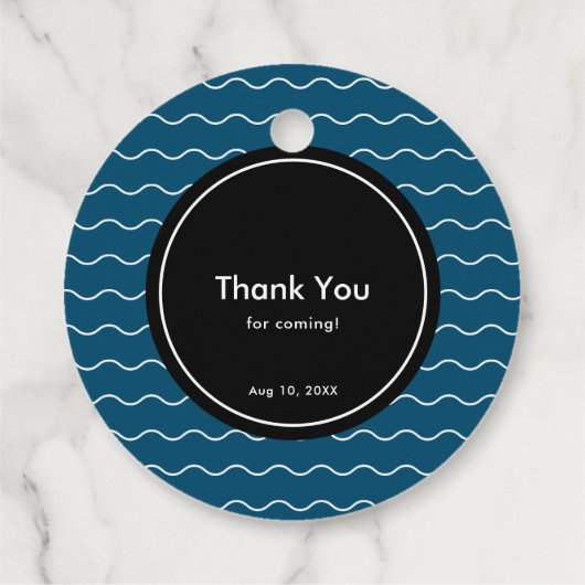 シャークボーイネイビーブループール誕生日 フェイバータグ (裏面)