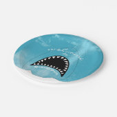 シャークマウス子供の誕生日パーティー紙プレート ペーパープレート (アングル)