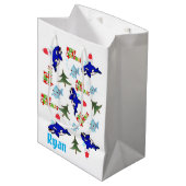 シャークメリークリスマス抱き枕 ミディアムペーパーバッグ (正面アングル)