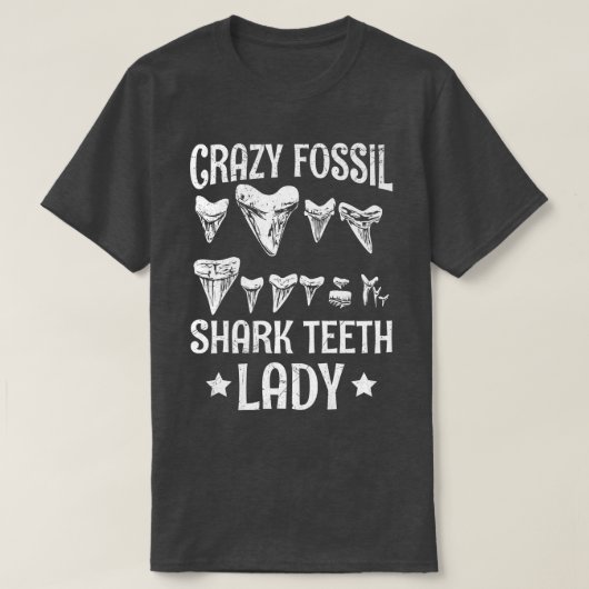 シャークモティヴェスコレクションデザインフォーアメガロドン Tシャツ (デザイン正面)