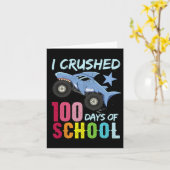 シャークモンスタートラック100日のスクールアパレル カード (黄色い花)