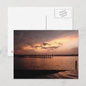 シャークリバーベルマーサンセットポストカード ポストカード (正面/裏面)