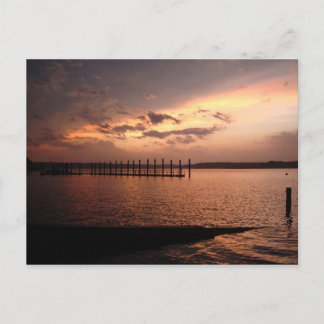 シャークリバーベルマーサンセットポストカード ポストカード