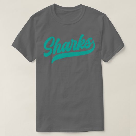 シャークレトロサンホセシャーク Tシャツ (デザイン正面)