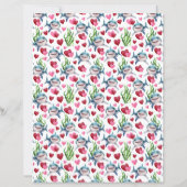 シャークヴァレンティーンズスクラップブック紙 (裏面)