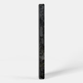 シャーク動揺してブラック iPhoneケース (右側面)
