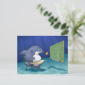 シャーク学校はがき ポストカード (スタンド正面)