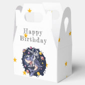 シャーク宇宙飛行士宇宙誕生日パーティーお願いボックス フェイバーボックス (オープン)