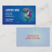 シャーク実在エステート名刺 名刺 (正面/裏面)