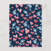 シャーク恋人カード ポストカード (正面)