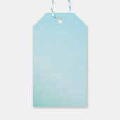 シャーク感謝していユーラベルプールパーティー餌誕生日少年 ギフトタグ (裏面)