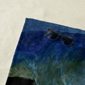 シャーク攻撃ビーチタオル ビーチタオル (インサイチュ)