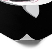 シャーク攻撃 – 素晴らしホワイトシャークが噛み込みを示す ポスター (角)