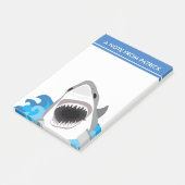 シャーク攻撃 – 素晴らしホワイトシャークとオープンジョーズ ポストイット (アングル)