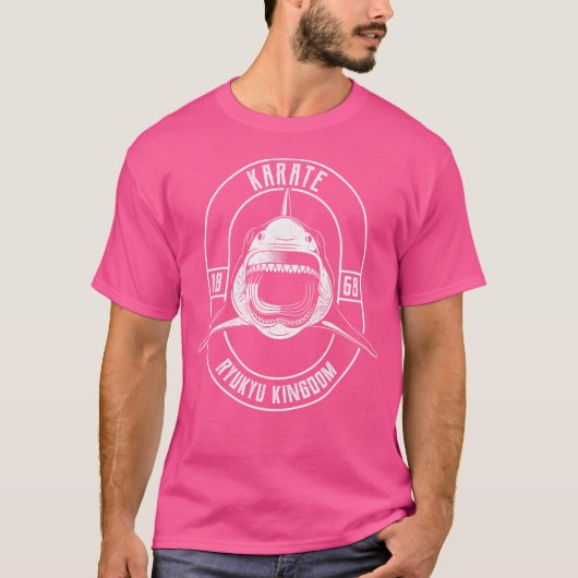 シャーク日本の – 空手ギフト Tシャツ (正面)