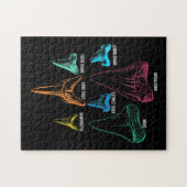 シャーク歯狩り識別鍵 ジグソーパズル (横)