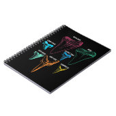 シャーク歯狩り-熱狂するシャークギフト ノートブック (左側)