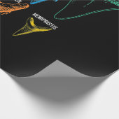 シャーク歯狩り-熱狂するシャークギフト ラッピングペーパー (角)