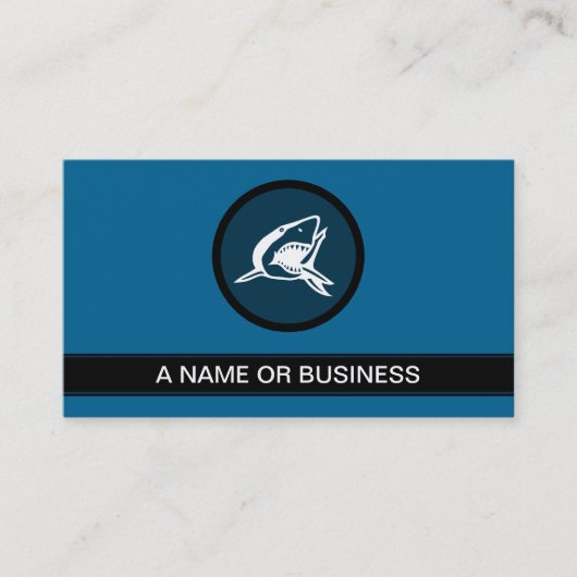 シャーク海青バブル 名刺 (正面)