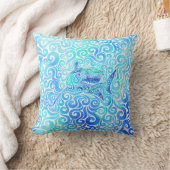 シャーク渦巻形の クッション (ブランケット)