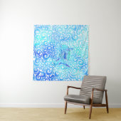 シャーク渦巻形の タペストリー (インサイチュ(横))