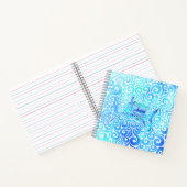 シャーク渦巻形の ノートブック (内部)