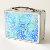 シャーク渦巻形の メタルランチボックス (裏面)