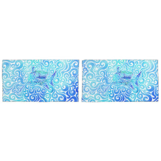 シャーク渦巻形の 枕カバー