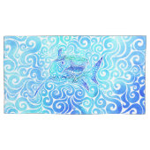 シャーク渦巻形の 枕カバー (正面左)