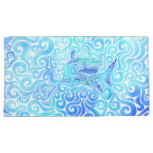 シャーク渦巻形の 枕カバー (正面右)