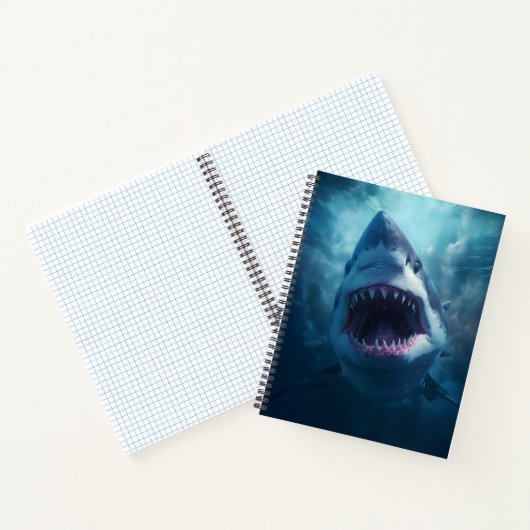 シャーク素晴らしアタック海海動物 ノートブック (内部)