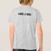 シャーク誕生日ウィッシュ トライブレンドＴシャツ (裏面)