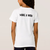 シャーク誕生日ウィッシュ Tシャツ (裏面)
