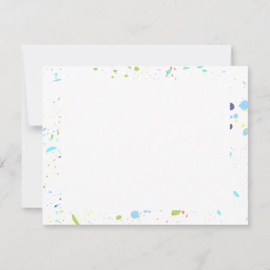 シャーク誕生日サンキュー サンキューカード (裏面)