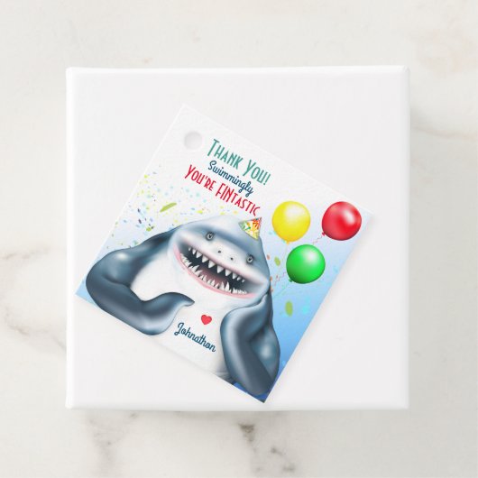 シャーク誕生日サンキュー フェイバータグ (インサイチュ)