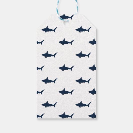 シャーク誕生日パーティーありがとう ギフトタグ (裏面)