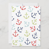 シャーク誕生日招待状 招待状 (裏面)