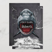 シャーク誕生日日付保存シャーク攻撃、 セーブザデート (正面/裏面)